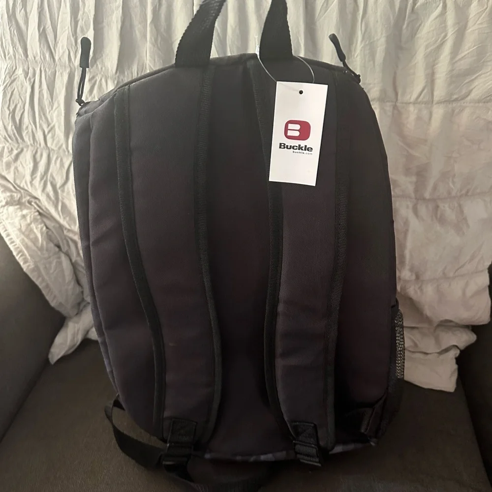 American Fighter Black and Gray Backpack with Striking Design